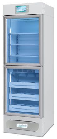 Laboratory refrigerator-freezer / upright / with automatic defrost / 2-door +2 °C ... +15 °C, -20 °C ... -15 °C, 330 L | VISION 2T 400 C.F. di Ciro Fiocchetti & C. s.n.c.