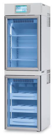 Laboratory refrigerator / cabinet / with automatic defrost / 2-door 2 °C ... 15 °C, 2x128 L | MEDIKA 2T 280 C.F. di Ciro Fiocchetti & C. s.n.c.