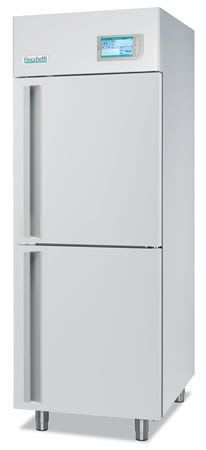Laboratory refrigerator-freezer / upright / with automatic defrost / 2-door +2 °C ... +15 °C, -24 °C ... -10 °C, 525 L | LABOR 2T 700 C.F. di Ciro Fiocchetti & C. s.n.c.