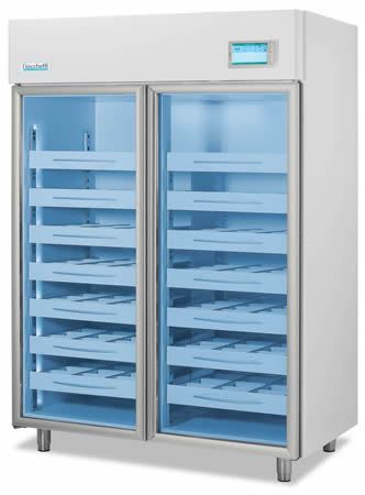 Blood bank refrigerator / cabinet / 2-door 4 °C, 1355 L | EMOTECA TWIN 1500 C.F. di Ciro Fiocchetti & C. s.n.c.