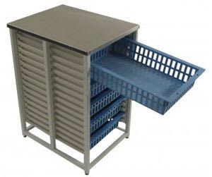 Medical cabinet / storage / for healthcare facilities / with basket CWSL CRAVEN