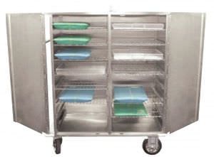 Transport trolley / for sterile goods / with hinged door MTPT CRAVEN