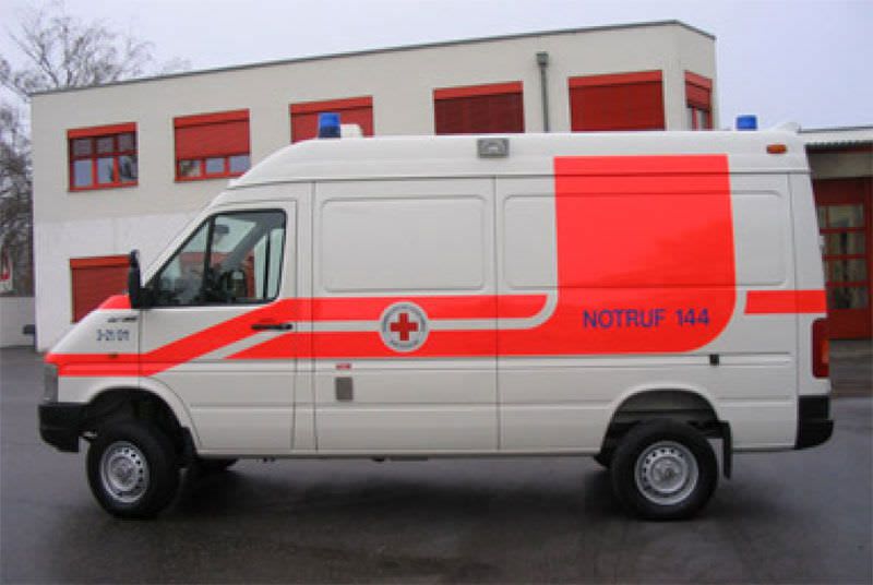 Emergency medical ambulance / van VW LT Dlouhy , Fahrzeugbau