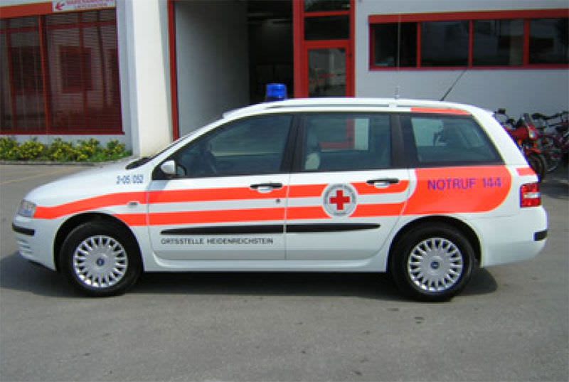 Transport medical ambulance / light van Fiat Stilo Dlouhy , Fahrzeugbau