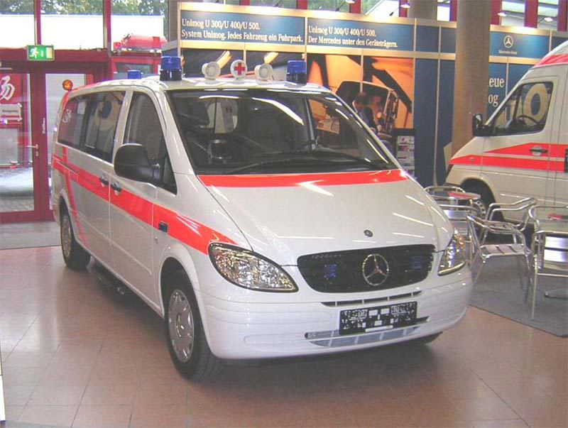 Transport medical ambulance / light van Merc Vito Dlouhy , Fahrzeugbau