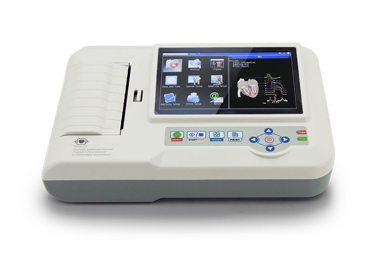 Digital electrocardiograph / 12-channel / with touchscreen ECG600G Contec Medical Systems