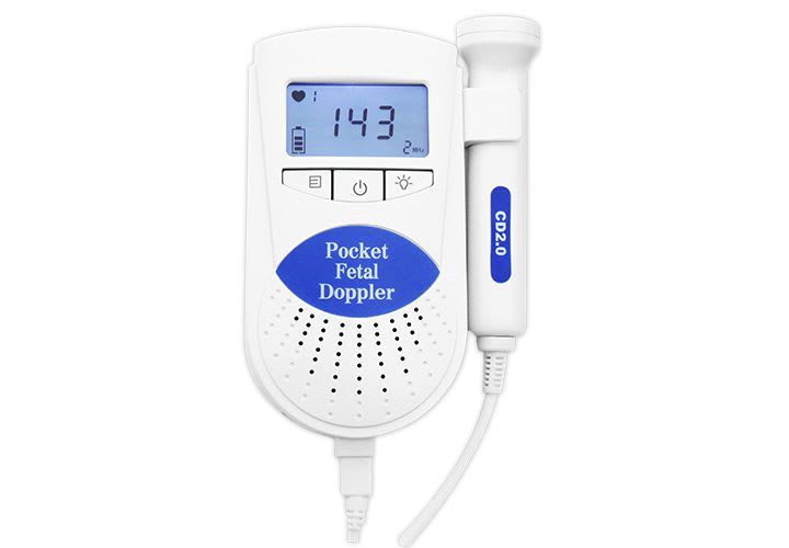 Fetal doppler / pocket / with heart rate monitor 50 - 240 bpm, 2 MHz | SONOTRAX B Contec Medical Systems