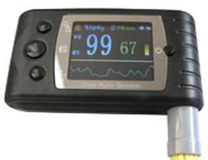Pulse oximeter with separate sensor / handheld / wireless CMS60CW Contec Medical Systems
