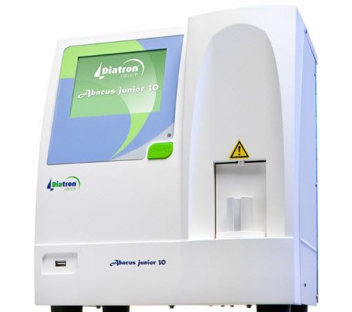 Automatic hematology analyzer / 22-parameter / leukocyte distribution 30 tests/h | Abacus Junior 30 Diatron Group