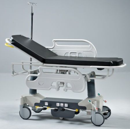 Transport stretcher trolley / height-adjustable / hydraulic / 2-section D-202627 Detaysan Madeni Esya