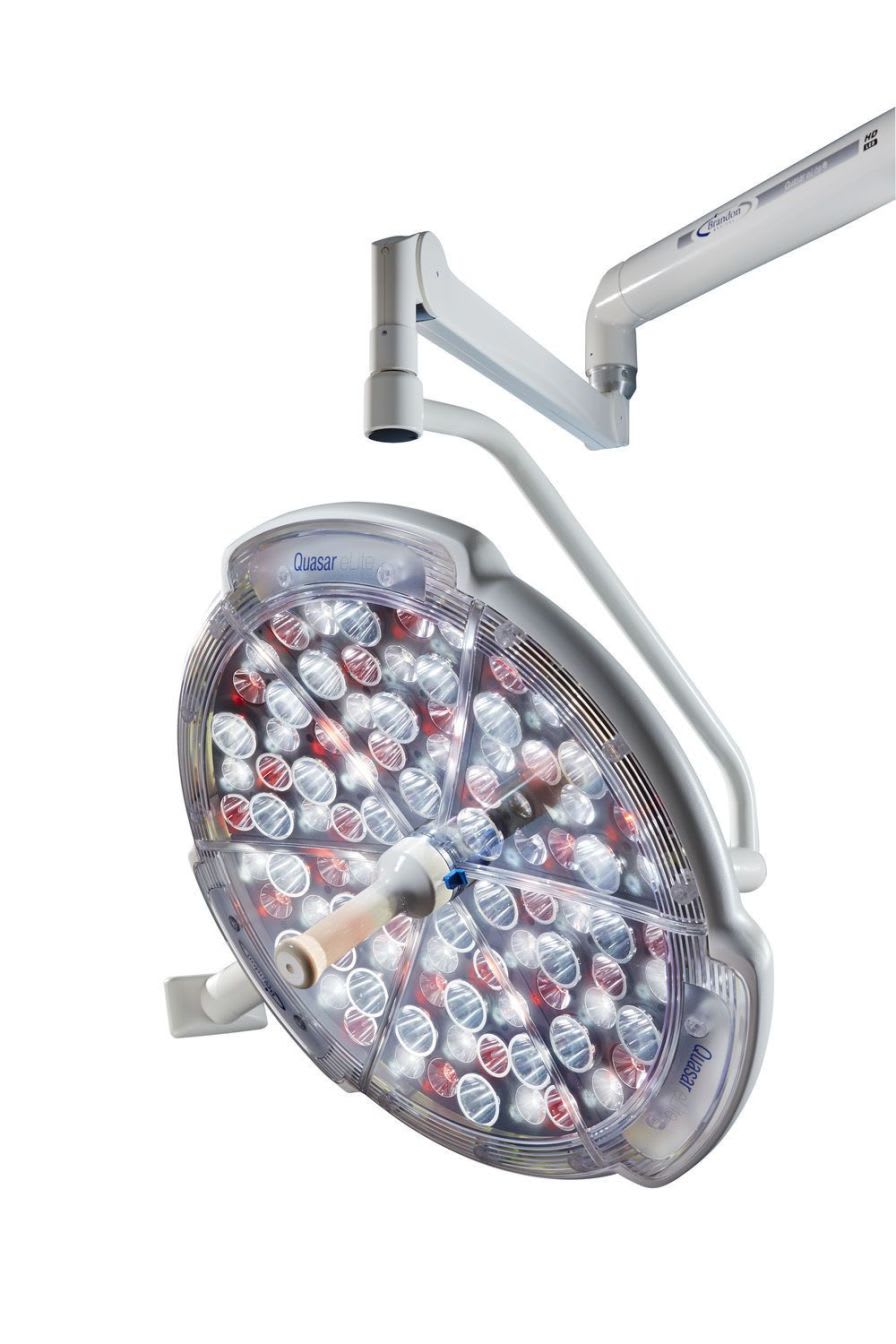 LED surgical light / 1-arm 160 000 lux @ 1.0 m | Quasar® eLite Brandon Medical Company