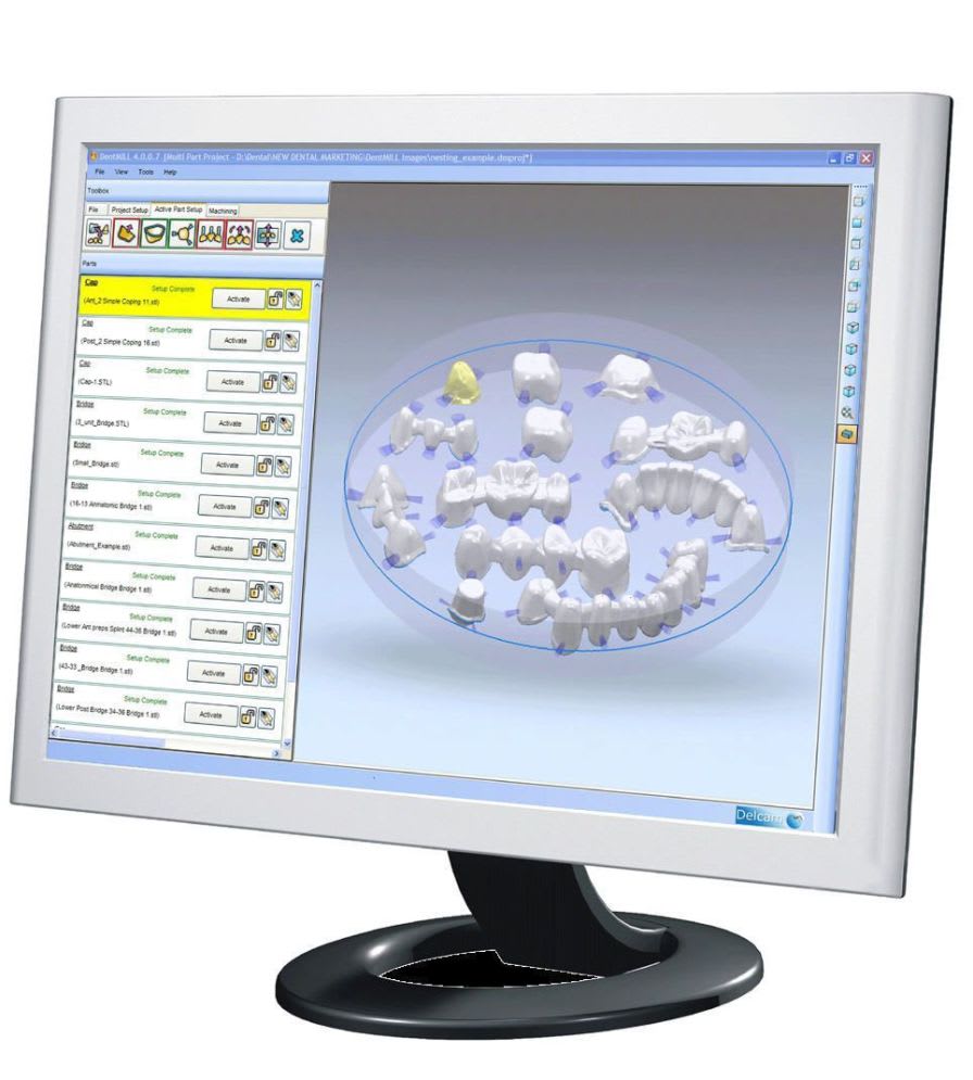 CAD software / for dental prosthesis design / CAM / medical DentMILL Delcam Plc