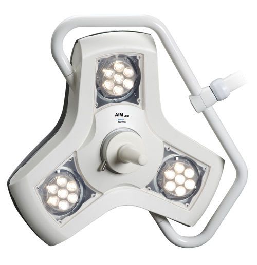 LED examination lamp / ceiling-mounted 45 000 lux @ 1 m | AIM LED Burton Medical