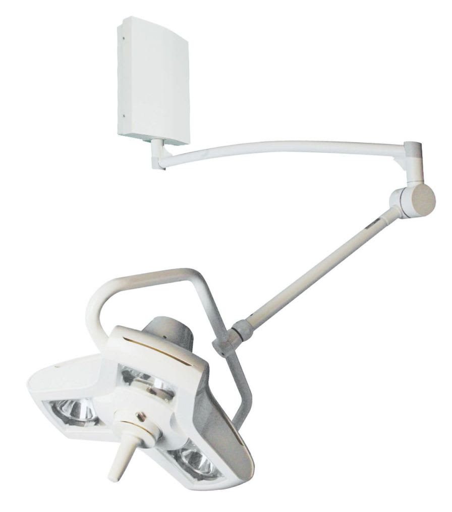 Halogen surgical light / wall-mounted / compact / 1-arm 63 000 lux @ 1 m | AIM-100® Burton Medical