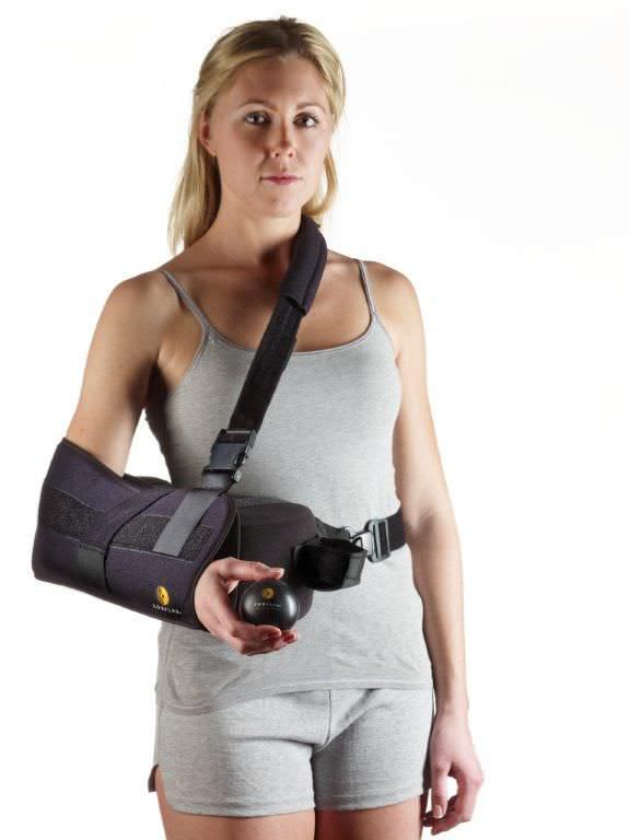 Arm sling with shoulder abduction pillow / human 23-1981 / 23-1982 / 23-1983 / 23-1984 Corflex