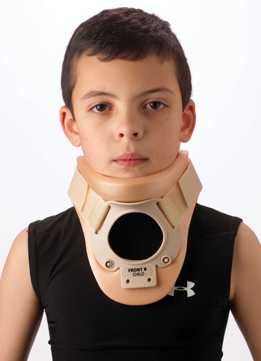 Pediatric cervical collar / Philadelphia / with chin rest / tracheostomy 19-4100 Corflex