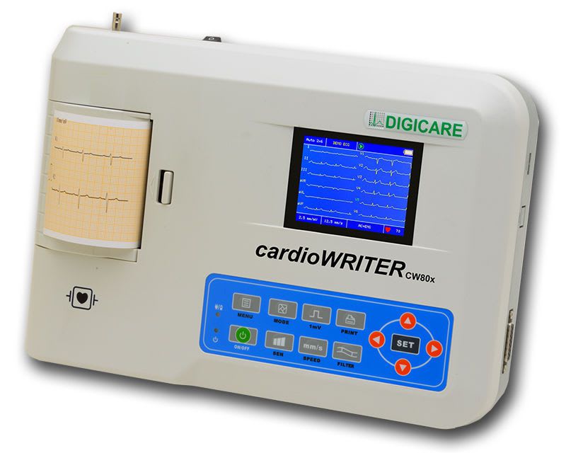 Digital veterinary electrocardiograph / 12-channel cardioWRITER CW80x Digicare Animal Health
