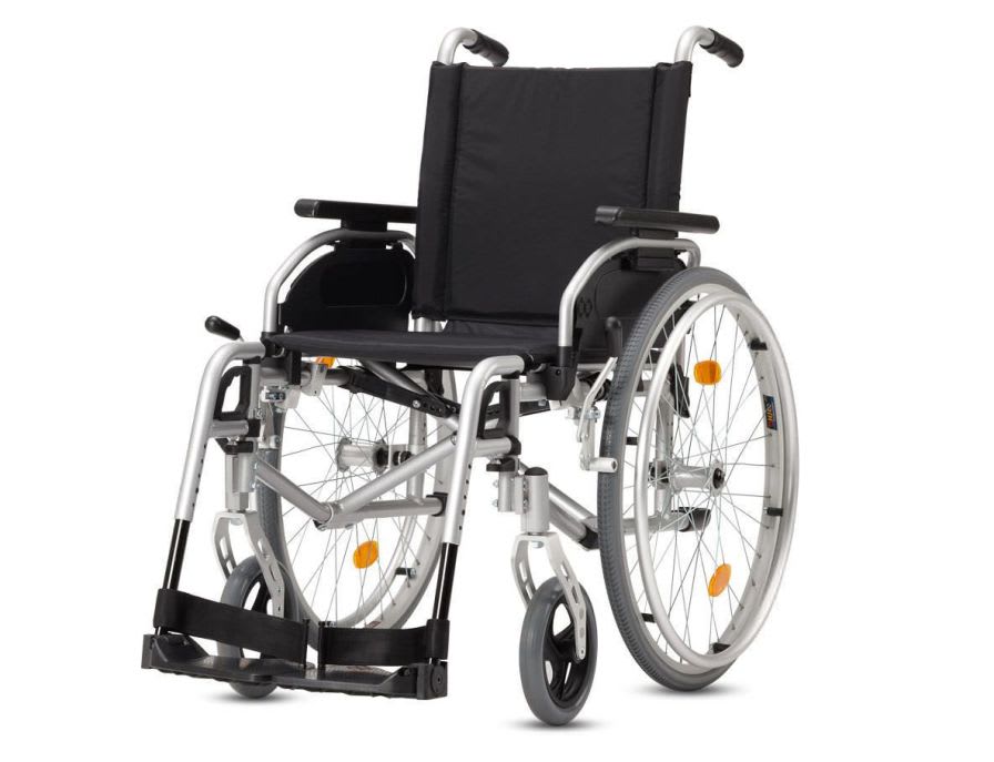 Passive wheelchair / height-adjustable / with legrest Max. 125 kg | PYRO START PLUS Bischoff & Bischoff