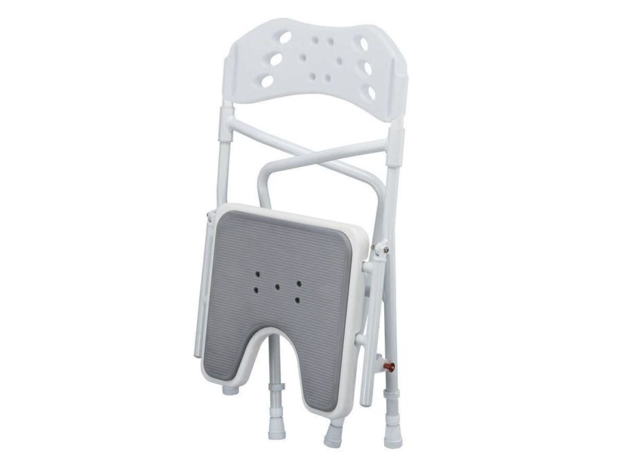 Shower chair / height-adjustable Max. 120 kg | TOBAGO Bischoff & Bischoff