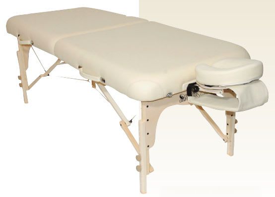 Manual massage table / height-adjustable / folding / portable Heritage Custom Craftworks