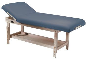 Manual massage table / height-adjustable / 2 sections Taj Mahal Custom Craftworks