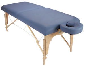 Manual massage table / height-adjustable / folding / portable Athena Custom Craftworks