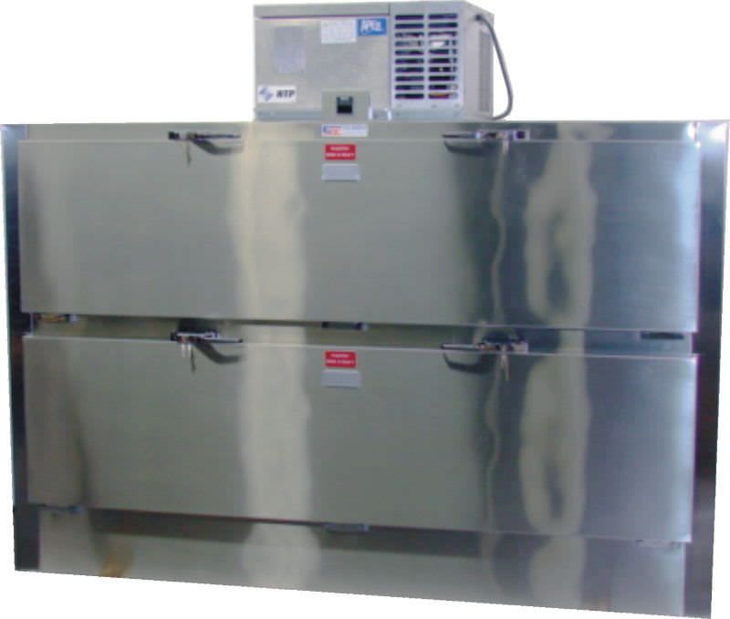 Side loading refrigerated mortuary cabinet / 2-body 2SC CSI-Jewett