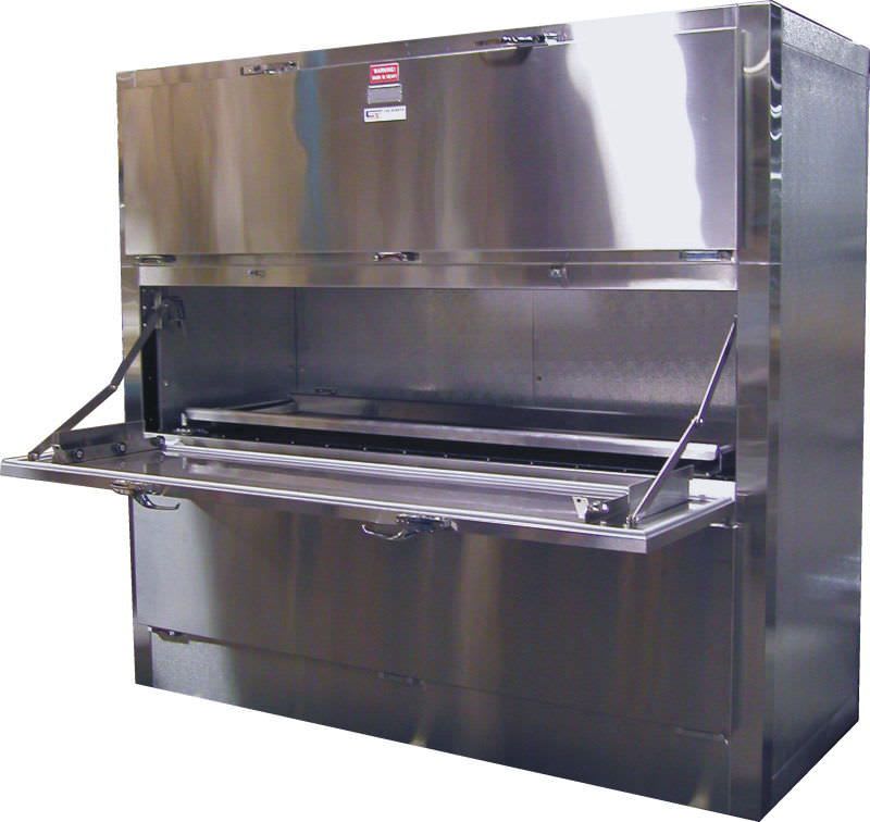 Side loading refrigerated mortuary cabinet / 3-body 3SC CSI-Jewett