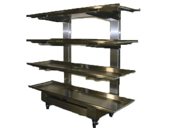 Mortuary storage shelving unit / 4-shelf SR1556-M CSI-Jewett