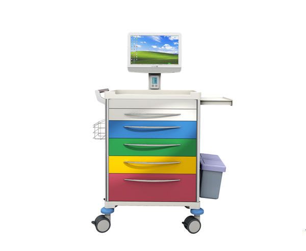 Medical computer cart / battery-powered / medicine distribution BEIJING JINGDONG TECHNOLOGY CO., LTD