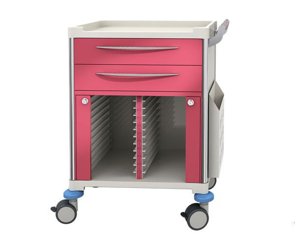 Medical record trolley / with drawer / horizontal-access DEBL254 C BEIJING JINGDONG TECHNOLOGY CO., LTD