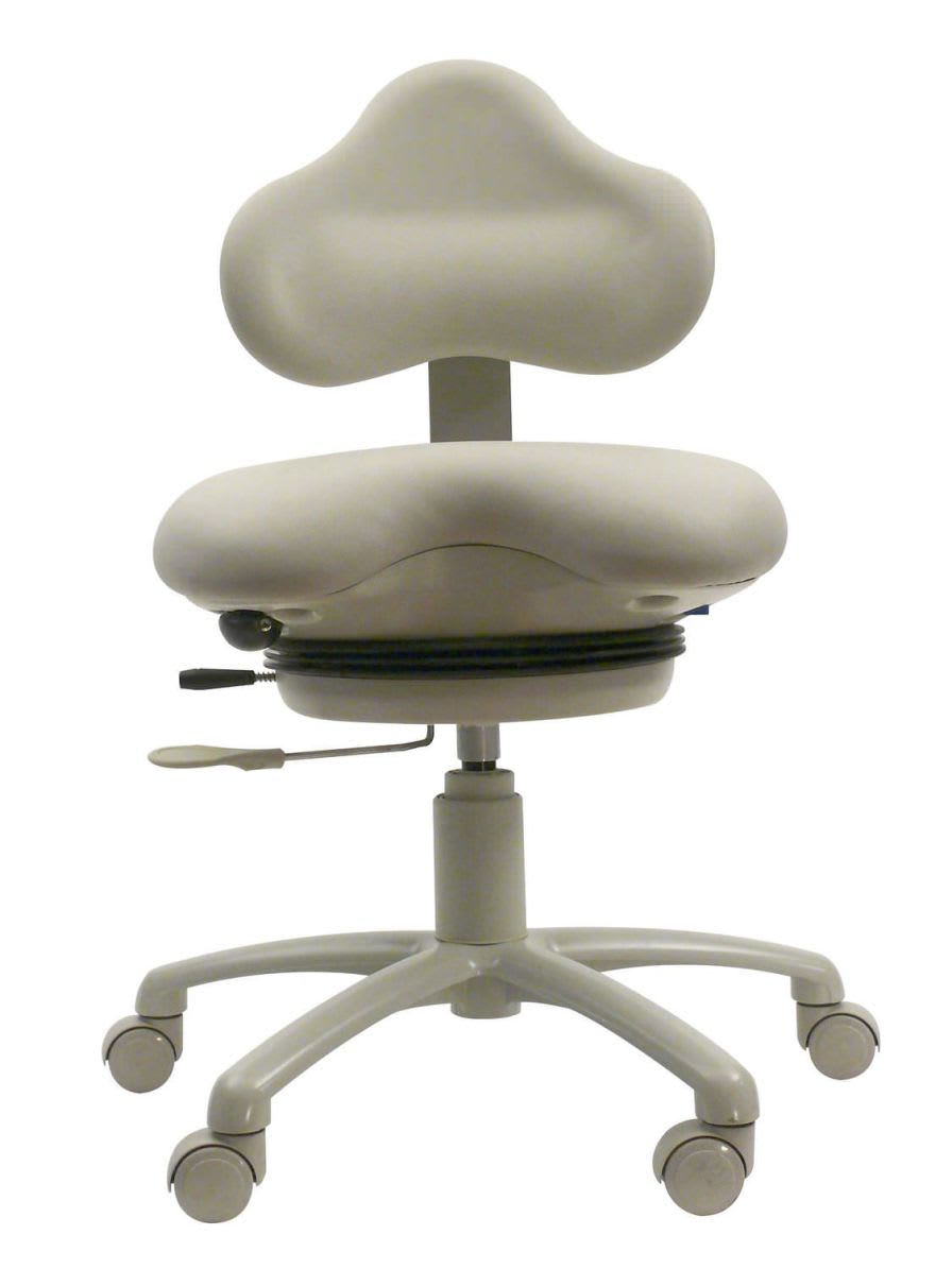 Dental stool / height-adjustable / on casters / with backrest DYNACORE 9400 Brewer Company (The)