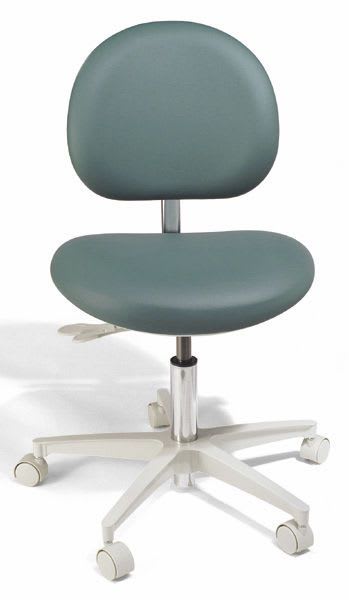 Dental stool / height-adjustable / on casters / with backrest 3100 Brewer Company (The)