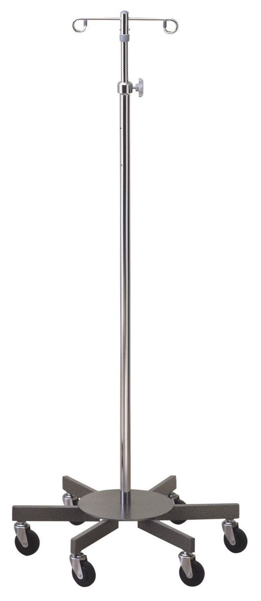 2-hook IV pole / telescopic / on casters Brewer Company (The)