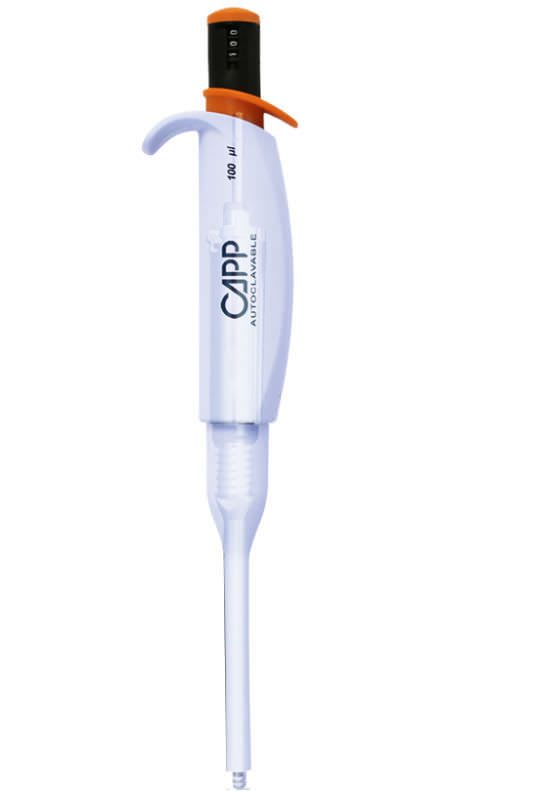 Mechanical pipette / fixed-volume / with ejector / autoclavable CappTrio Capp ApS