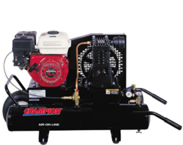 Medical air compression system / piston / lubricated AIR-ON-LINE Champion
