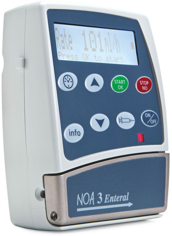 Volumetric infusion pump / ambulatory / 1 channel / PCA 0.1 - 600 ml/h| NOA 3™ Caesarea Medical Electronics