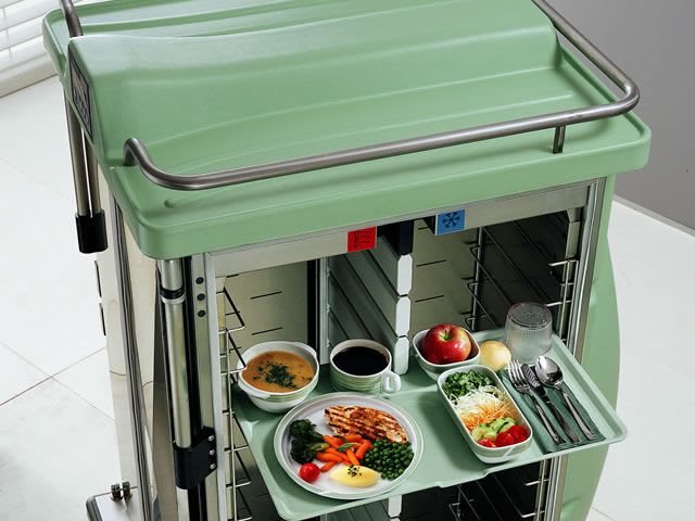 Distribution trolley / meal / open-structure RTS BURLODGE