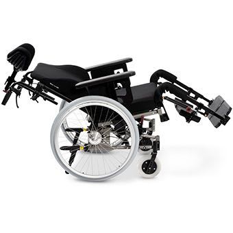 Passive wheelchair / reclining / with legrest / with headrest Netti III comfort HD Alu Rehab