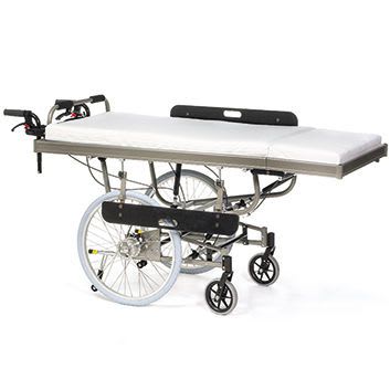 Electrical bed / height-adjustable / 2 sections Alu Rehab