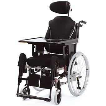 Passive wheelchair / reclining / with legrest / with headrest Netti III comfort Alu Rehab