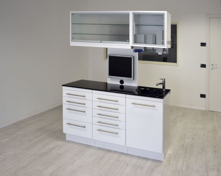 Medical cabinet / dentist office / with sink SERIE QUADRA ARIES s.n.c. di Adda G. & C.