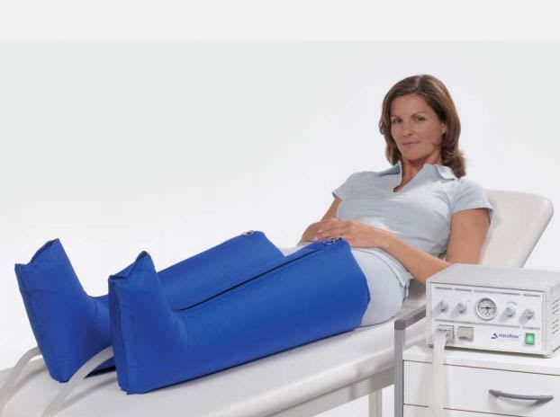 Pressure therapy unit, (physiotherapy) with leg garment vasoflow® 3 Bösl Medizintechnik