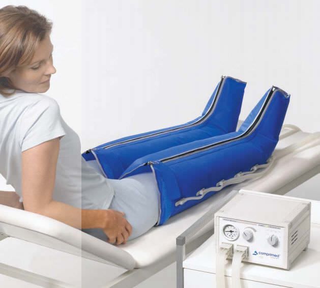 Pressure therapy unit, (physiotherapy) with leg garment comprimed® 6 Bösl Medizintechnik