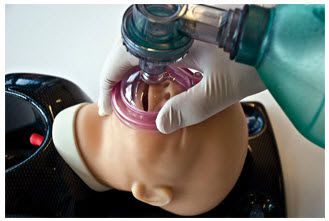 Manual resuscitation training manikin / intubation / pediatric ATA10001J Adam, Rouilly