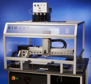 Powder dispenser for microplates and microcentrifuge tubes DisPo™ 6000 BioDot