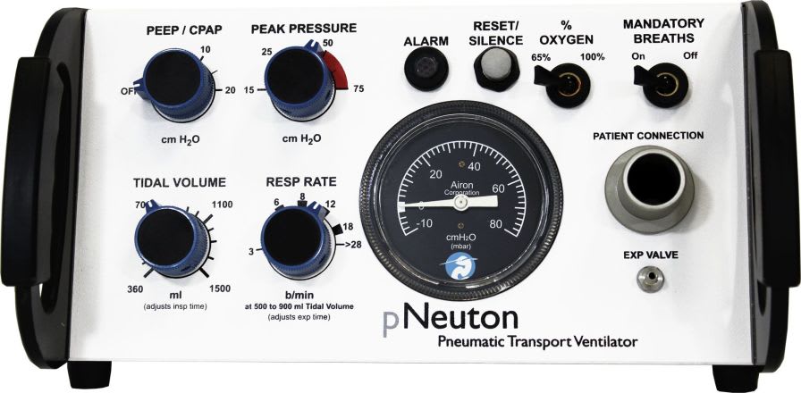 Resuscitation ventilator / CPAP pNeuton model A Airon Corporation