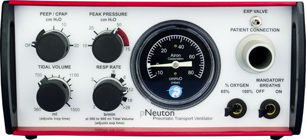 Resuscitation ventilator / CPAP pNeuton model S Airon Corporation
