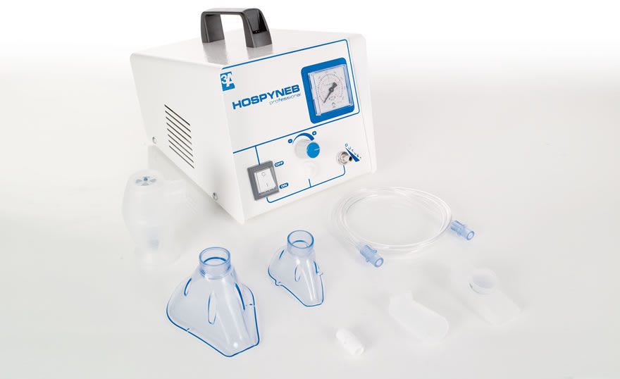 Pneumatic nebulizer / with compressor 0.35 - 0.8 ml/mn | HOSPYNEB 3A Health Care