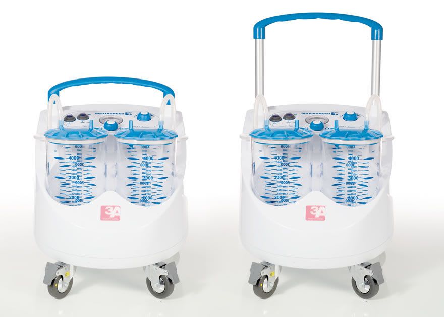 Electric surgical suction pump / on casters 60 l/mn | MAXIASPEED 3A Health Care